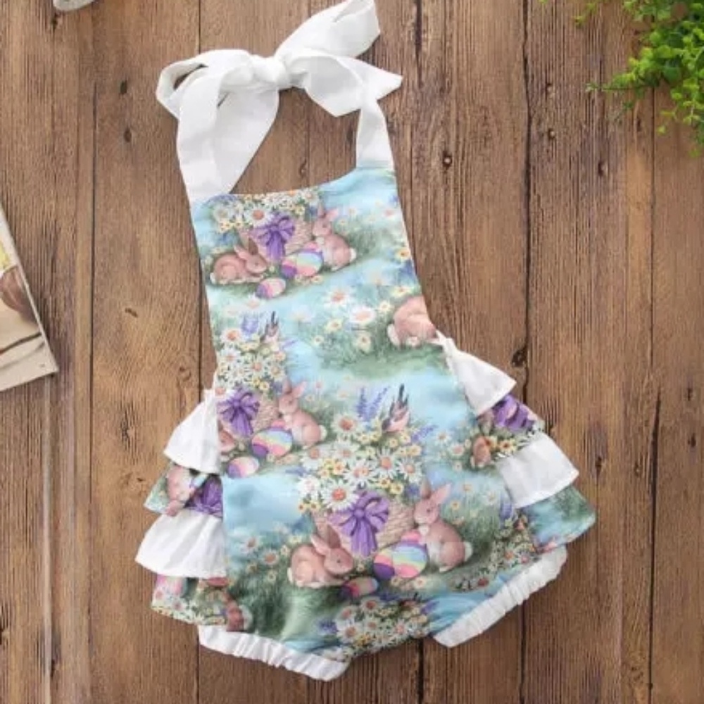 Spring Bunny Romper
